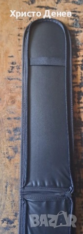 калъф за вратовръзки внос от Испания, черен, с ципово затваряне и допълнителен джоб с цип отвън, снимка 4 - Други - 53436542