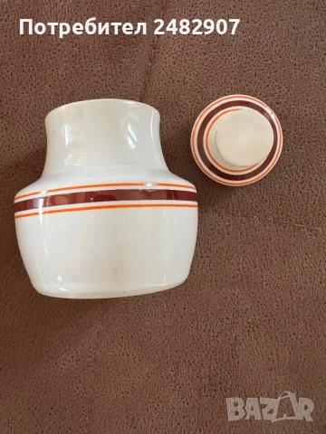 Стара порцеланова захарница, снимка 11 - Антикварни и старинни предмети - 53627405