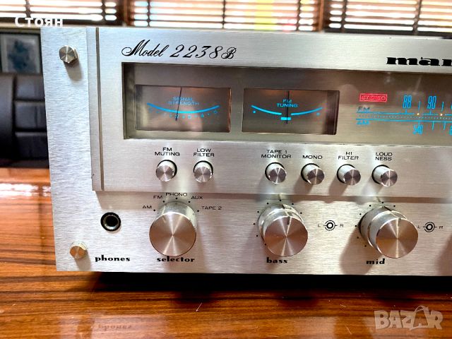 Vintage ресийвър Marantz, снимка 4 - Ресийвъри, усилватели, смесителни пултове - 46068064