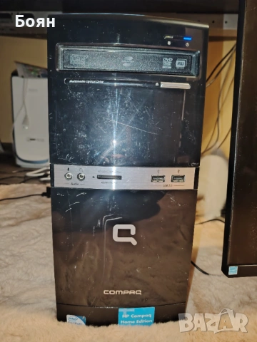 Компютър с монитор, снимка 2 - Работни компютри - 54230228