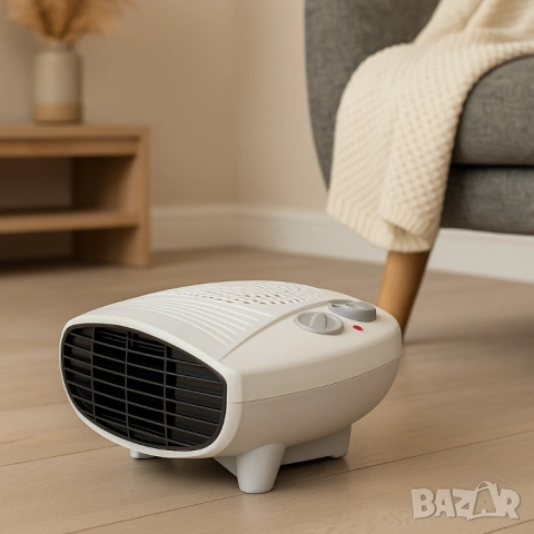 Отоплителна вентилаторна печка Voltz V51970E – 2000W, бял, снимка 4 - Друга електроника - 51852382