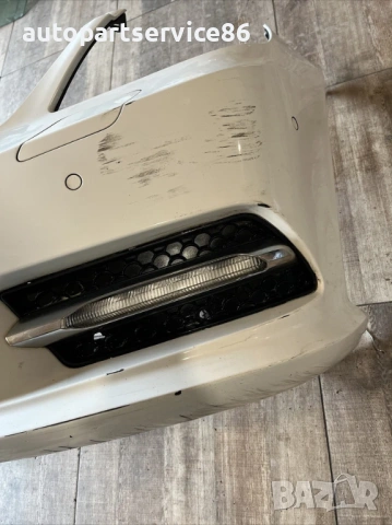Предна цяла броня бяла за Mercedes W212 2.2 CDI (2012) A2128851665, снимка 3 - Части - 54179939