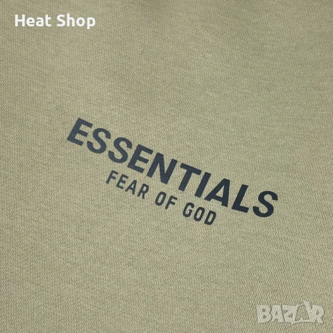 Мъжка блуза Fear Of God Essentials Reflective Logo Sweatshirt, снимка 2 - Блузи - 53186020