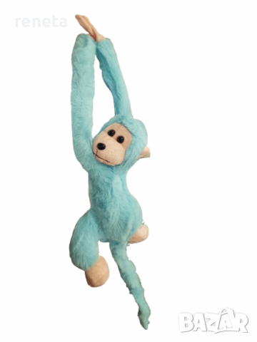 Играчка Маймуна, Плюшена,  СветлоСиня, снимка 1 - Плюшени играчки - 44943630
