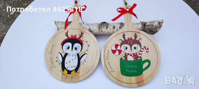 Коледни Дъски за декорация , снимка 2 - Декорация за дома - 52250813