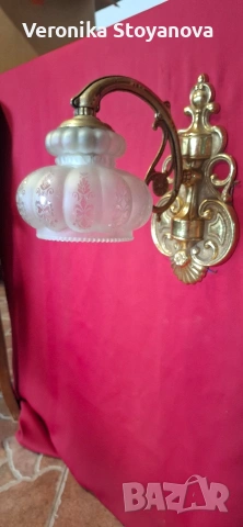 Старинен аплик, снимка 4 - Лампи за стена - 53028926