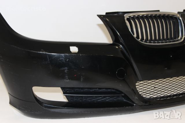 Предна броня BMW E90 E91 facelift Serie 3 (2008-2013г) 51117143745 51117204248 с отвори за пръскалки, снимка 5 - Части - 46062739