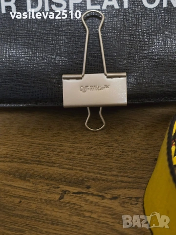 Off-White оригинална дамска лимитирана чанта от естествена кожа , снимка 14 - Чанти - 53892808
