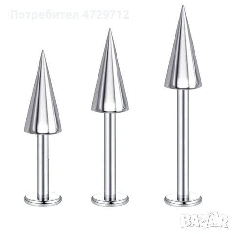 Дълги и къси обици за пробиване на устни, снимка 4 - Друго оборудване - 53404244