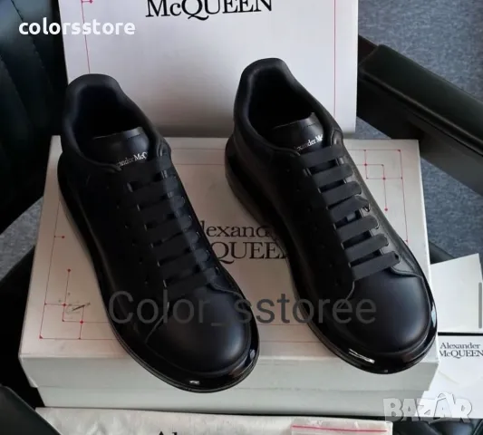 Черни кецове  Alexander McQueen-Br49s, снимка 2 - Кецове - 48804653
