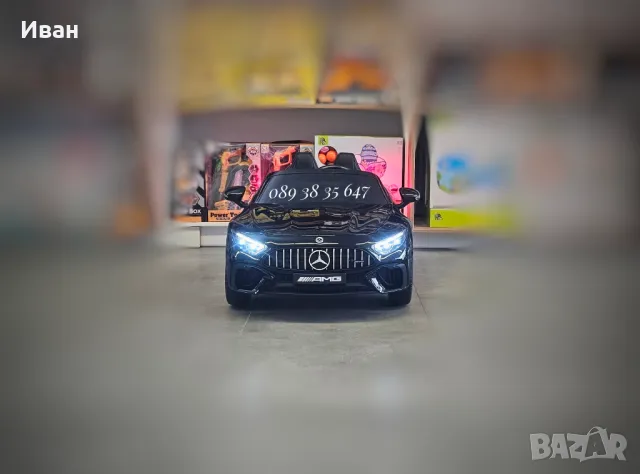 ТОП ЦЕНА!Акумулаторна кола Mercedes SL63 AMG с 12V батерия,EVA гуми,металик , снимка 5 - Коли, камиони, мотори, писти - 47023565