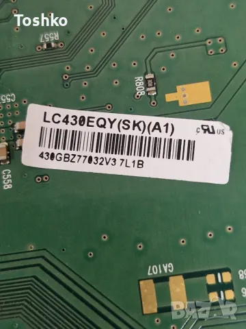 SONY KD-43XF8096 TCON BOARD 6870C-0704A LED DRIVER BOARD 1-981-457-12 PANEL LC430EQY(SK)(A1), снимка 4 - Части и Платки - 49991660