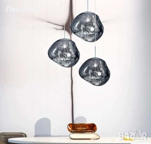 Полилей Gloss D20, E27,D28, Е27,сребро, мед ,злато, снимка 1 - Полилеи - 46708439