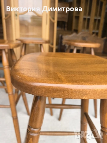 Бар стол - налични 4 броя, снимка 3 - Столове - 53817453