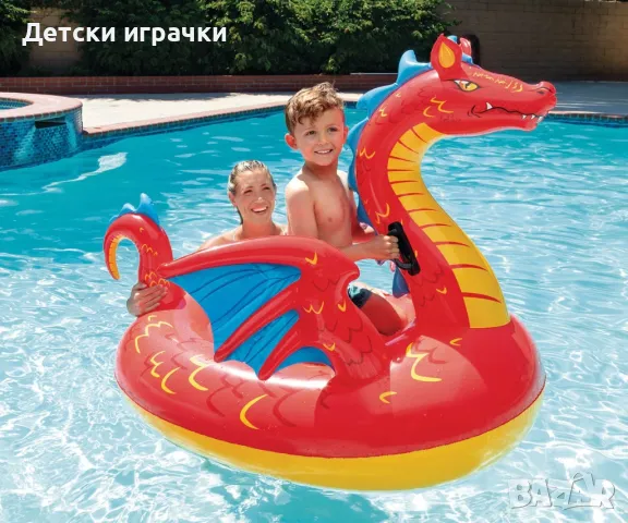 Надуваема играчка Мистичен дракон, 198 х 173 см, INTEX , снимка 5 - Надуваеми играчки - 50381446