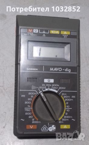 Мултимер MAVO-dig, снимка 4 - Друга електроника - 45658851