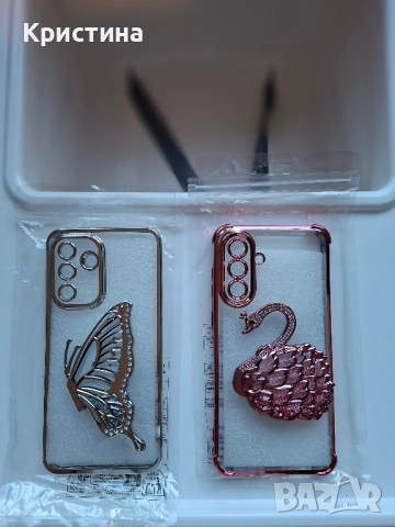 Луксозни прозрачни, сребристи калъфи за телефон за Samsung Galaxy A56 5G., снимка 3 - Samsung - 52200889
