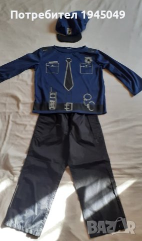 Детски полицейски костюм - 6 год., снимка 2 - Детски комплекти - 50975404