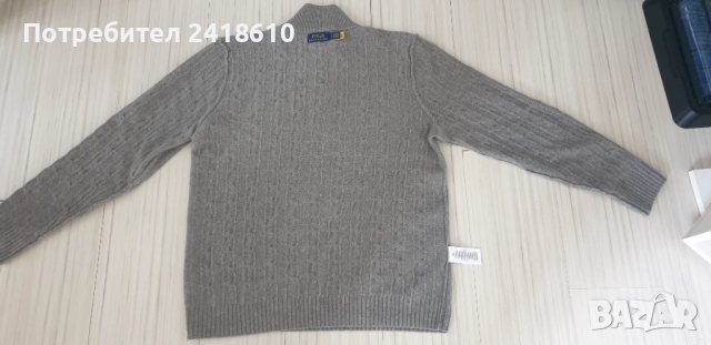 POLO Ralph Lauren Cable Wool / Cashmere Knit Mens Size L НОВО! ОРИГИНАЛ! Mъжки Пуловер, снимка 12 - Пуловери - 52041029