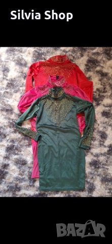 Дамски плюшени  роклички, снимка 2 - Рокли - 50450506