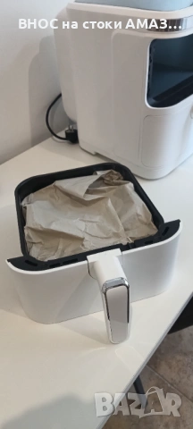 ПРОМО НОВ  Еър Фрайър GOURMETMAXX 10L БЯЛ, снимка 6 - Фритюрници - 54128815