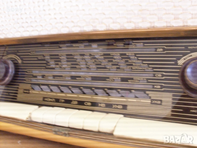Старо колекционерско българско лампово радио, снимка 10 - Антикварни и старинни предмети - 52896645