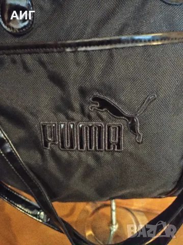 Голяма черна чанта PUMA Пума, снимка 2 - Чанти - 47085357