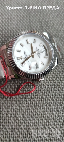 Rolex Day-Date 40 40mm White Gold Meteorite Baguette Diamond Dial 228239 UNISEX, снимка 3 - Мъжки - 52908149