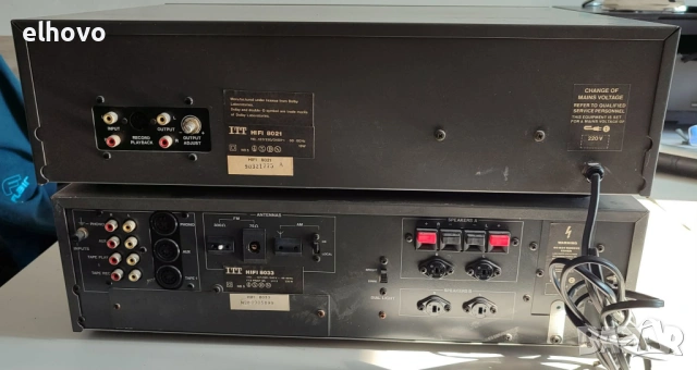 Ресивър и дек ITT HIFI 8033, 8021#1, снимка 6 - Ресийвъри, усилватели, смесителни пултове - 53107177