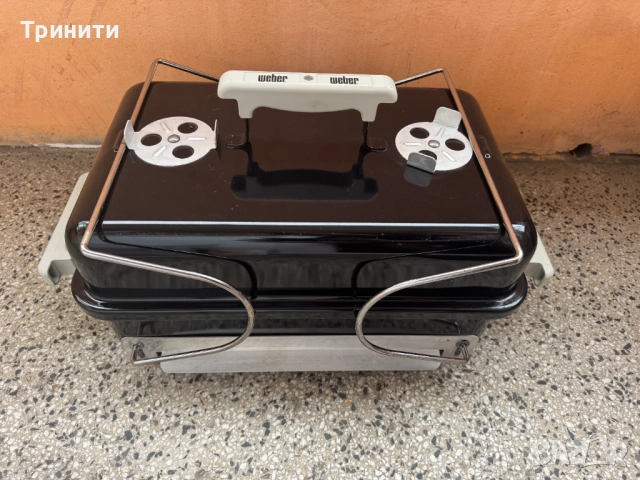 Барбекю На Въглища Weber Go Anywhere/компактен размер, снимка 5 - Барбекюта - 52542033