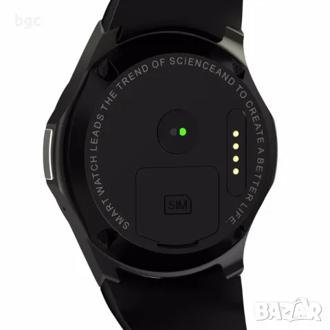 3G+Wi-Fi Смарт Часовник със Сим карта Часовник Smartwatch с телефон iUni DM368, 3G, GPS, HR, Black, снимка 3 - Смарт часовници - 48917168