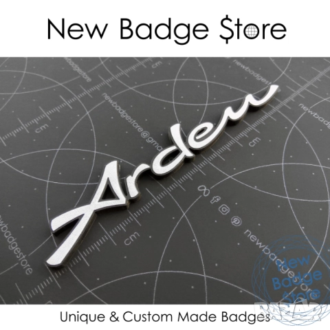 Сет емблеми, надпис и лого Jaguar Arden