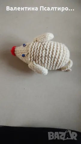 Мишка амигуруми с чорапски игли , снимка 1