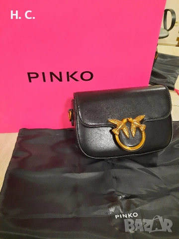 Оригинална дамска чанта PINKO, снимка 2 - Чанти - 54282970