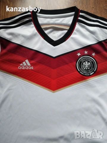 adidas GERMANY 2014 2015 HOME - футболна теколекционерска ниска М , снимка 3 - Тениски - 53372914