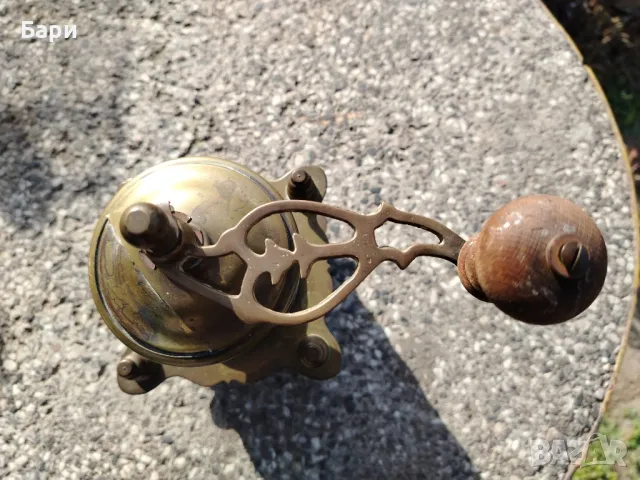 Белгийска бронзова мелачка за кафе и подправки, снимка 10 - Антикварни и старинни предмети - 49840059