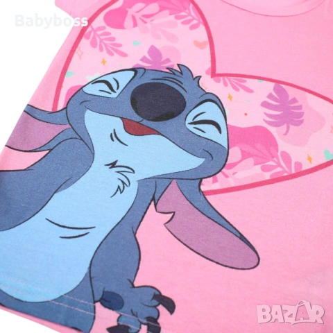 Блуза за момиче Стич Lilo & Stitch, снимка 5 - Детски тениски и потници - 53616312