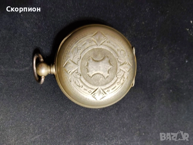 Швейцарски джобен часовник 1900г. с посребрени капаци - с ключе - ПЕРФЕКТЕН - ПРОМОЦИЯ, снимка 12 - Джобни - 50421505