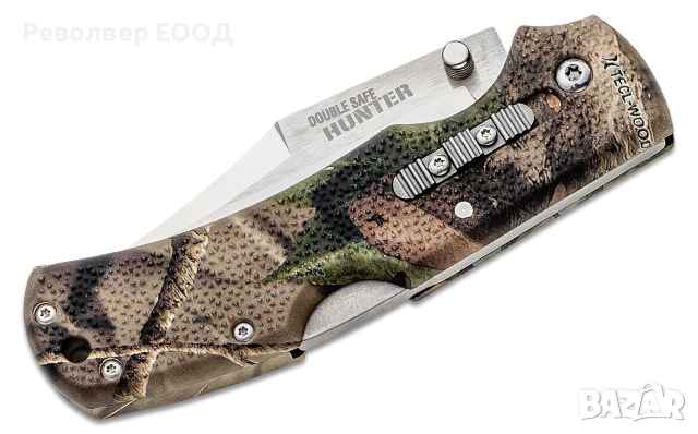 Сгъваем нож Cold Steel Double Safe Hunter Camouflage CS-23JE, снимка 3 - Ножове - 45019480
