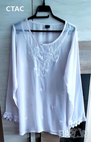 Нова ,раздвижена туника-светъл корал, снимка 4 - Туники - 51469887