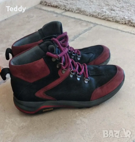 Водоустойчиви спортни ботуши унисекс, естествена кожа, номер 40-41, снимка 2 - Дамски ботуши - 53733044