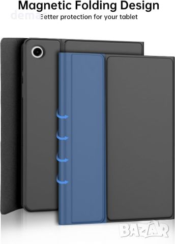 Калъф с клавиатура SENGBIRCH за Samsung Galaxy Tab A9 8.7'', черен, снимка 7 - Таблети - 45302300