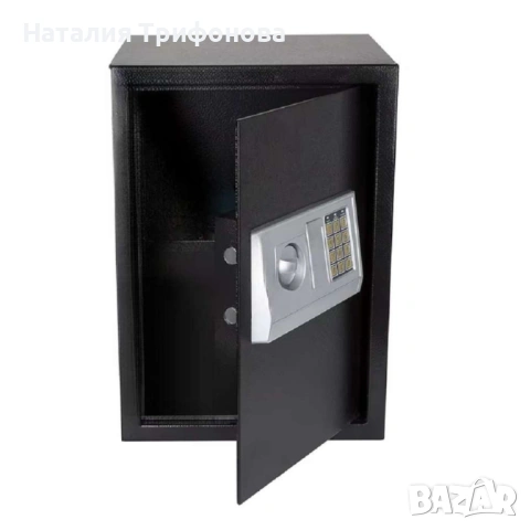 Електронен сейф 43L с аварийни ключове и монтажни болтове – Сигурност и защита за ценни вещи