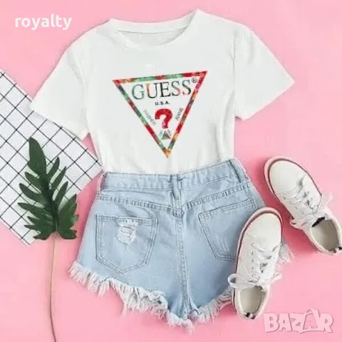 Guess дамски тениски Различни дизайни , снимка 6 - Тениски - 49658182