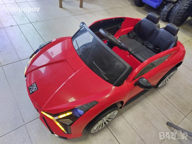 PORSCH Акумулаторна кола DAKOTA червена, снимка 7 - Коли, камиони, мотори, писти - 53849177