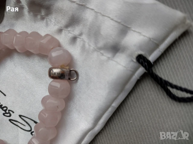 Гривна от розов кварц Thomas Sabo и розова перла Thomas Sabo, снимка 5 - Гривни - 50738295