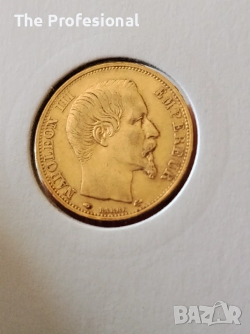20 франка 1860, снимка 2 - Нумизматика и бонистика - 53676216