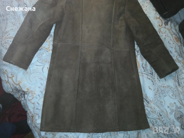 мъжки кожух овча кожа - изключително топъл и в най-студените дни, снимка 6 - Палта - 53084219