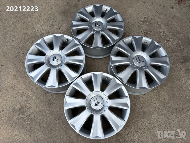 4 броя алуминиеви джанти за Citroen C4,C4 Picasso,Grand C4 Picasso,Berlingo 17, снимка 8 - Гуми и джанти - 53886038