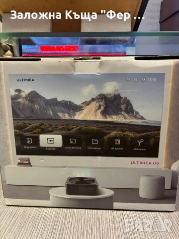 Като нов! 4K Проектор Ultimea apollo p40, снимка 2 - Плейъри, домашно кино, прожектори - 52885773